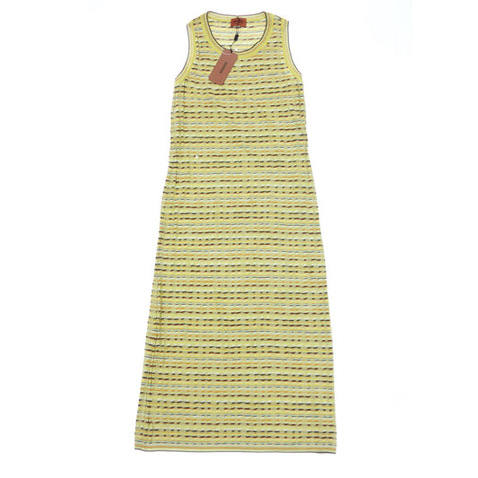 Very good condition ◆ Missoni knit dress ladies 42 yellow MISSONI [AFB20] [Used] 