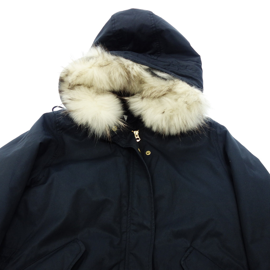 Used ◆ Vetements Mountain Jacket Mods Coat Hooded Women's 38 Navy VETEMENTS [AFA22] 