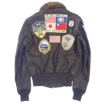 Good Condition◆Cockpit Jacket Type G-1 Movie Heroes Goatskin Men's Size 38 Brown COCKPIT TYPE G-1 MOVIE HIROES [AFG1] 