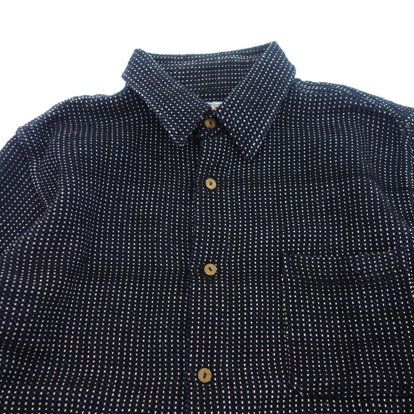 Good condition ◆ Chiang Mai Deluxe Cotton Shirt Men's Black 2 Chiang Mai Deluxe [AFB45] 