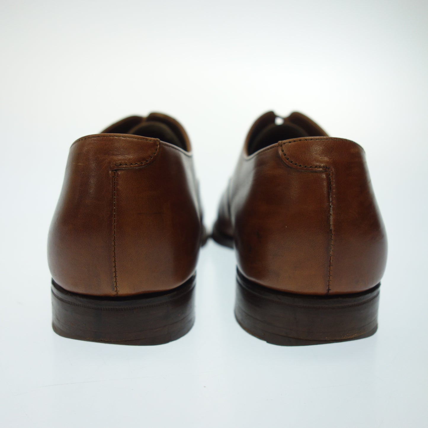 二手 Crockett &amp; Jones 皮鞋 TEMPLE 8624 Straight Tip 男式 7 棕色 Crockett &amp; Jones [AFC47] 