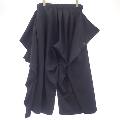 B Yohji Yamamoto Skirt Pants NV-P61-100 Men's Black 1 B Yohji Yamamoto [AFB21] [Used] 