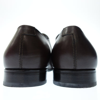 Very good condition ◆ Salvatore Ferragamo plain toe leather shoes men's brown 9.5 Salvatore Ferragamo [AFD3] 