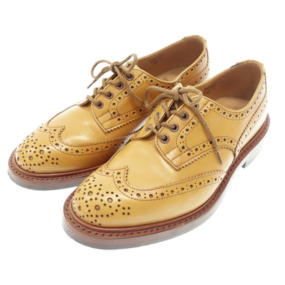 美品◆トリッカーズ レザーシューズ ウイングチップ BOURTON バートン エイコン メンズ UK8.5 ブラウン系 Tricker’s【LA】