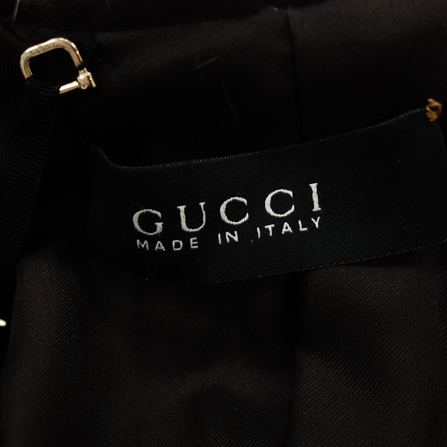 中古◆グッチ コート フィッチファー ブラウン サイズ38 GUCCI【AFF19】