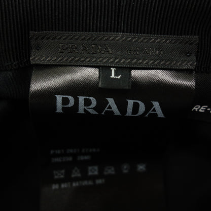 Very good condition ◆ Prada Bucket Hat Re-Nylon Black Size L P101 2021 27394 PRADA [AFI1] 