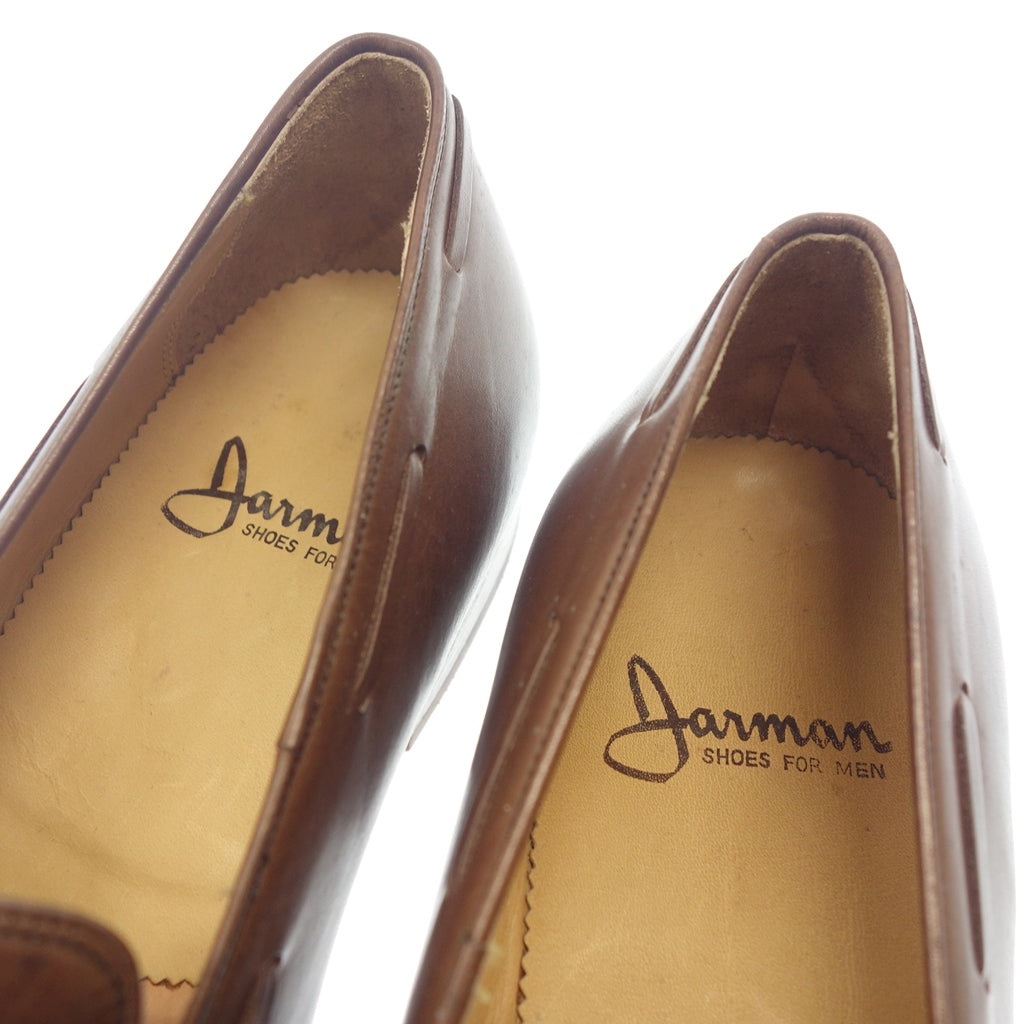 Good condition◆German Tassel Loafer Leather Men's 26.5 Brown Jarman [AFC45] 