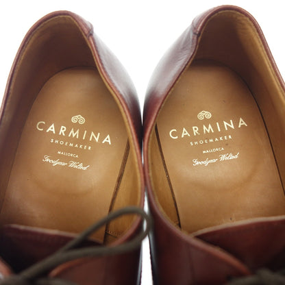 Good Condition ◆ Carmina Leather Shoes Straight Tip 80323 Men's Red Size 6.5 CARMINA [AFC31] 