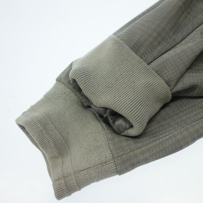 Good Condition ◆ Brioni Leather Blouson Zip Up Check Suede Size 54 Men's Gray Brioni [AFB43] 