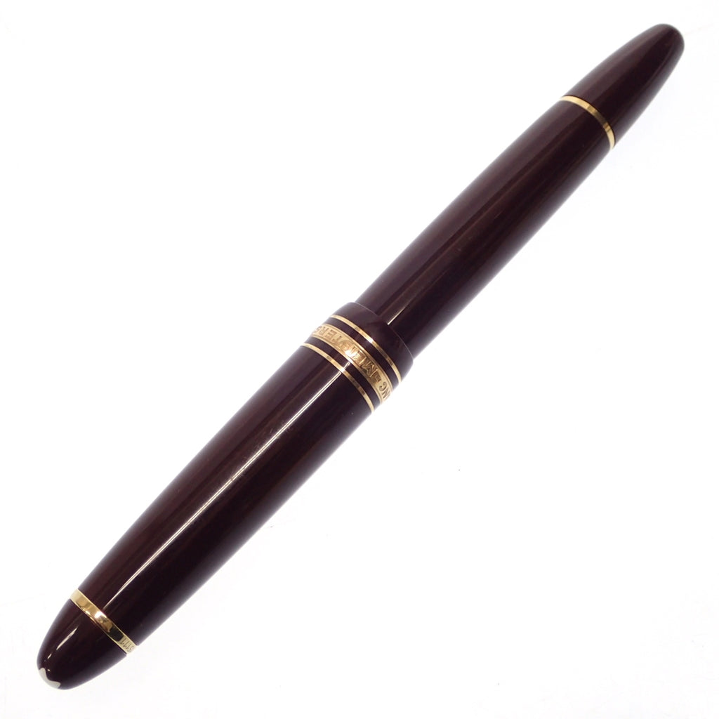 中古◆モンブラン 万年筆 マイスターシュテュック No.146 ペン先14K 赤系 MONTBLANC MEISTERSTUCK【AFI6】