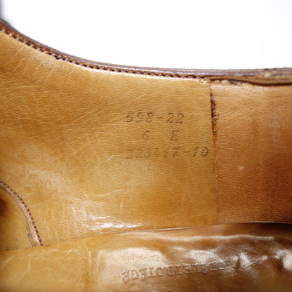 Good Condition◆JM Weston Leather Shoes Classic Derby 598 Split Toe Men's 6 Brown JM WESTON [AFC21] 