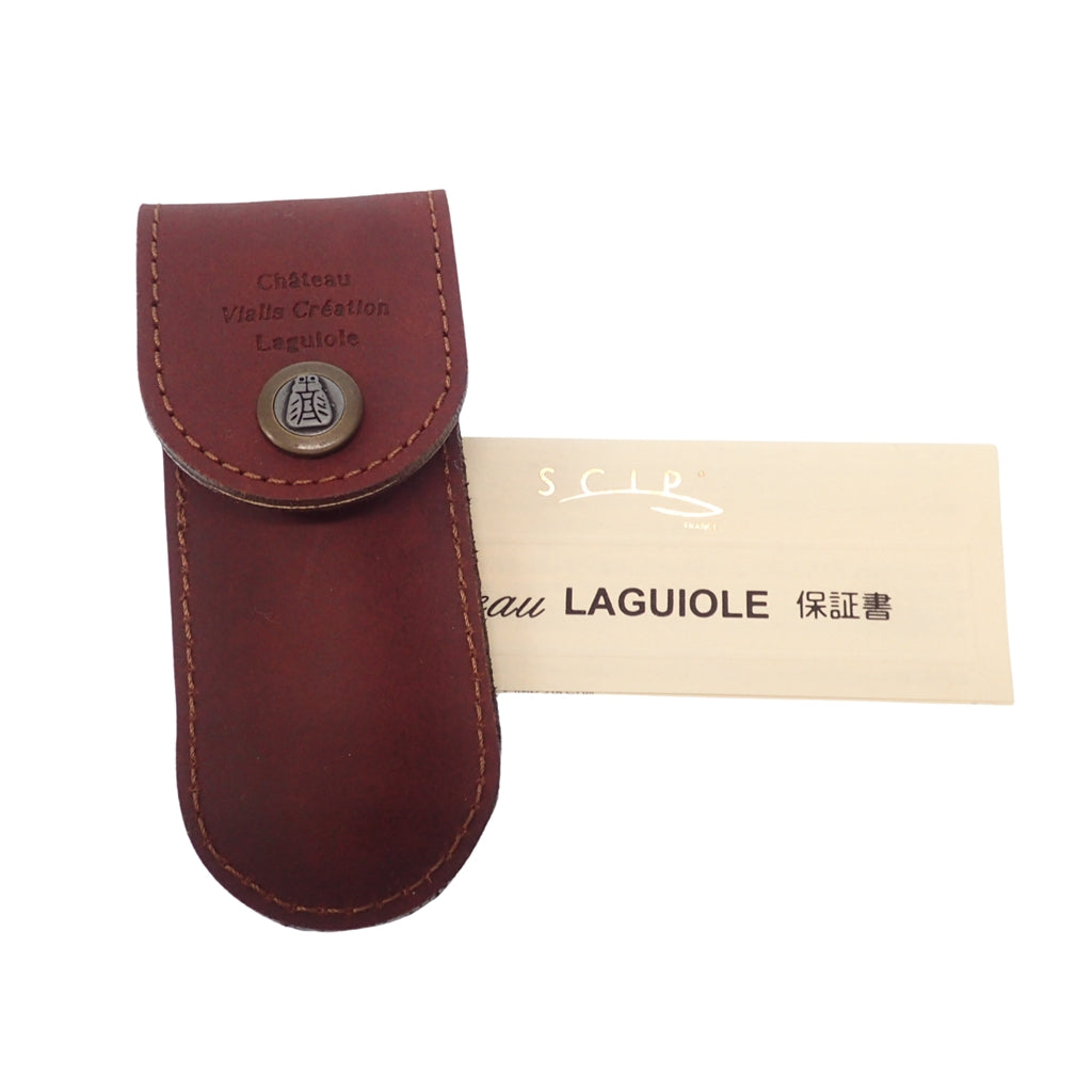 新品同様◇シャトー ラギオール ソムリエナイフ ブラウン系 新品同様◇シャトー ラギオール ソムリエナイフ ブラウン系