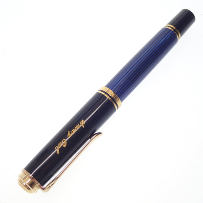 百利金钢笔 Souberane M800 笔尖 18C750 字符宽度 F 墨水带盒蓝色 Pelikan [AFI18] [二手] 