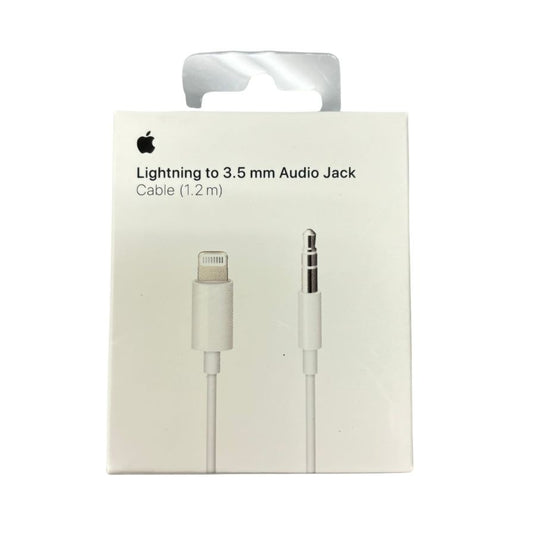 Apple 正品音频线 Lightning - 3.5mm (1.2m) 白色 APPLE [1E] [二手] 