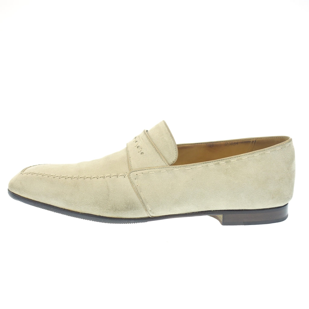 Good condition ◆ Berluti leather shoes loafers suede men's UK9 beige Belruti [LA] 