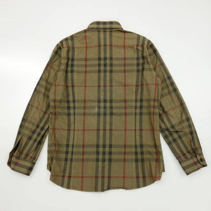 Used◆Burberry London Shirt 2 Pocket Check Olive BURBERRY LONDON [AFB40] 