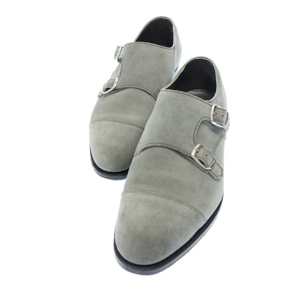 Very good condition ◆ Edward Green Leather Shoes Double Monk WESSTMINSTER Suede Men's Green Size 6 EDWARD GREEN [AFC2] 