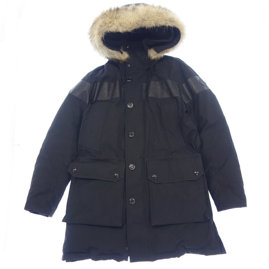 Used ◆Moncler down coat VOUS PRESENTE black men's size 3 with fur MONCLER [AFA1] 