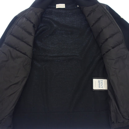 Good Condition◆Moncler Cardigan Knit Switch Down Men's Size M Black MONCLER CARDIGAN TRICOT [AFB45] 