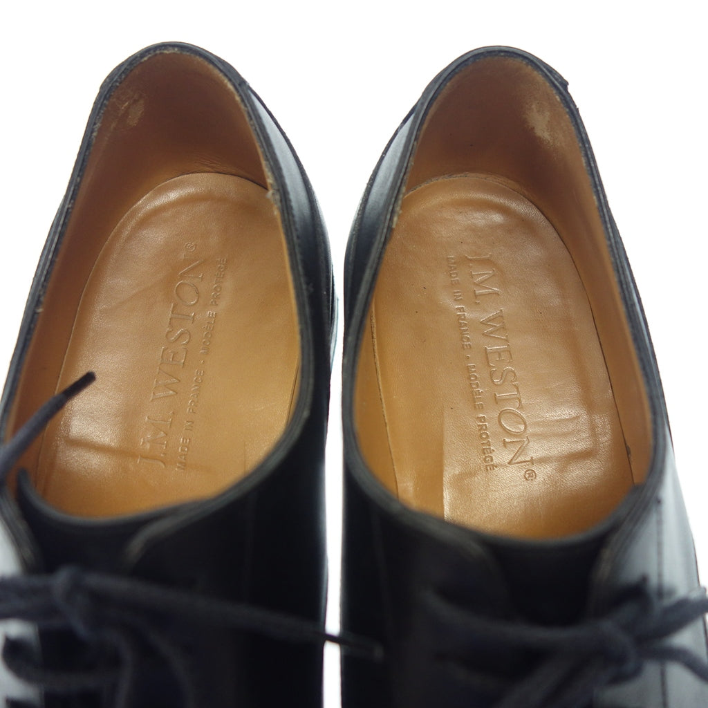 Good condition ◆ JM Weston leather shoes U tip 641 golf Russian calf men's black 5.5E JMWESTON [LA] 