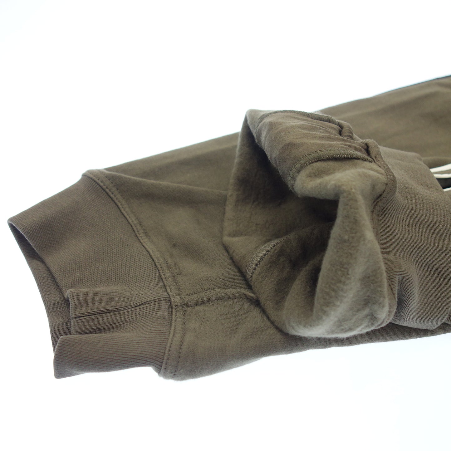 Good condition◆Hermes sweatpants brushed lining cotton men's khaki size L HERMES [AFB40] 