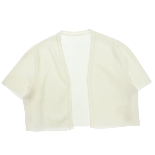 Used ◆ FOXEY 42204 Bolero Afette Cardigan Cotton Ladies White Size 38 FOXEY [AFB27] 