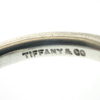 美品◆ティファニー フック&アイ ラブノット リング 指輪 925×750 シルバー系 9号 Tiffany&Co【LA】