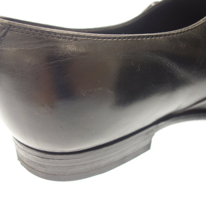 二手 ◆Ralph Lauren 紫标皮鞋 S1948 单带男士黑色尺码 7.5E RALPH LAUREN PURPLE LABEL [AFC9] 