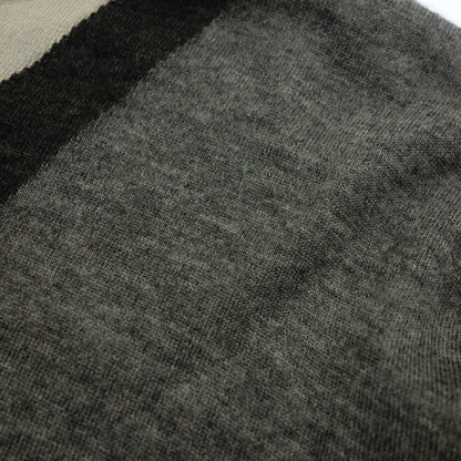 Good Condition◆Hermes Knit Sweater Turtleneck Cashmere 100 Men's Gray Size XL HERMES [AFB53] 