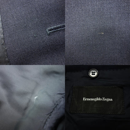 Good Condition ◆ Ermenegildo Zegna 3B Jacket Mohair Men's Blue Size 44 Ermenegildo Zegna [AFB10] 