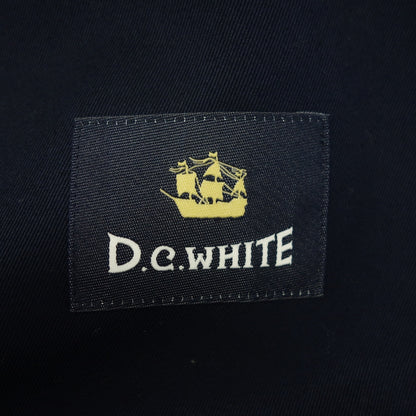 Good Condition◆DC White Tailored Jacket Blazer Navy Blurred Gold Button Cotton Men's Navy 48 DC WHITE [AFB16] 