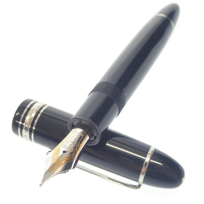 品相良好◆万宝龙大班钢笔 Platinum Line 149 笔尖 Au750 吸力式 MONTBLANC MEISTERSTUCK Platinum [AFI1] 