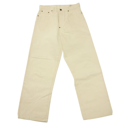 Good Condition◆Blue Work Denim Pants Men's 32 White BULEWORK [AFB11] 