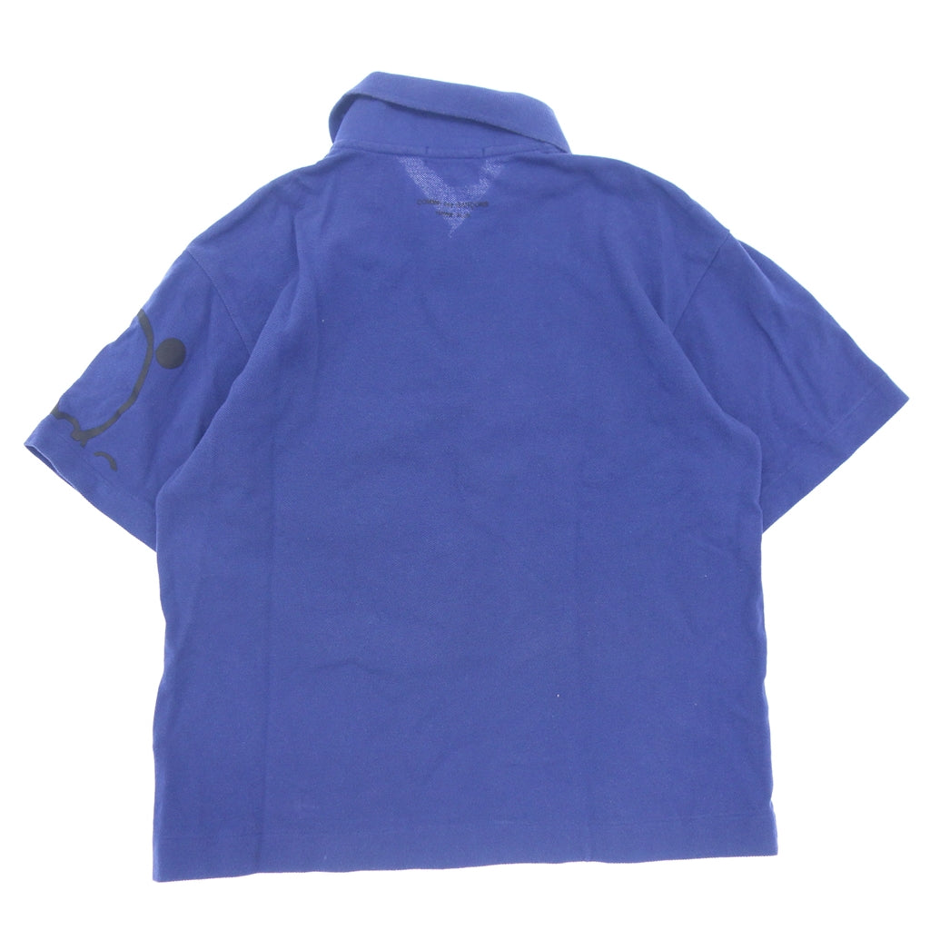 Good condition ◆ COMME des GARCONS HOMME PLUS polo shirt PA-T045 AD2007 Men's size S Blue COMME des GARCONS HOMME PLUS [AFB51] 