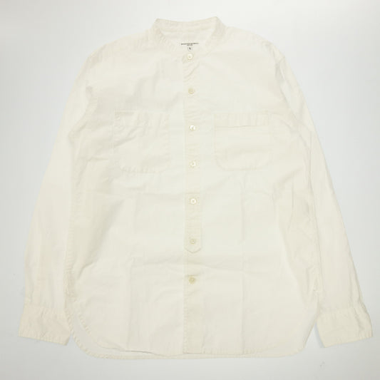 Used ◆ Engineered Garments Shirt Band Collar Men's White S ENGINEERED GARMENTS [AFB29] 