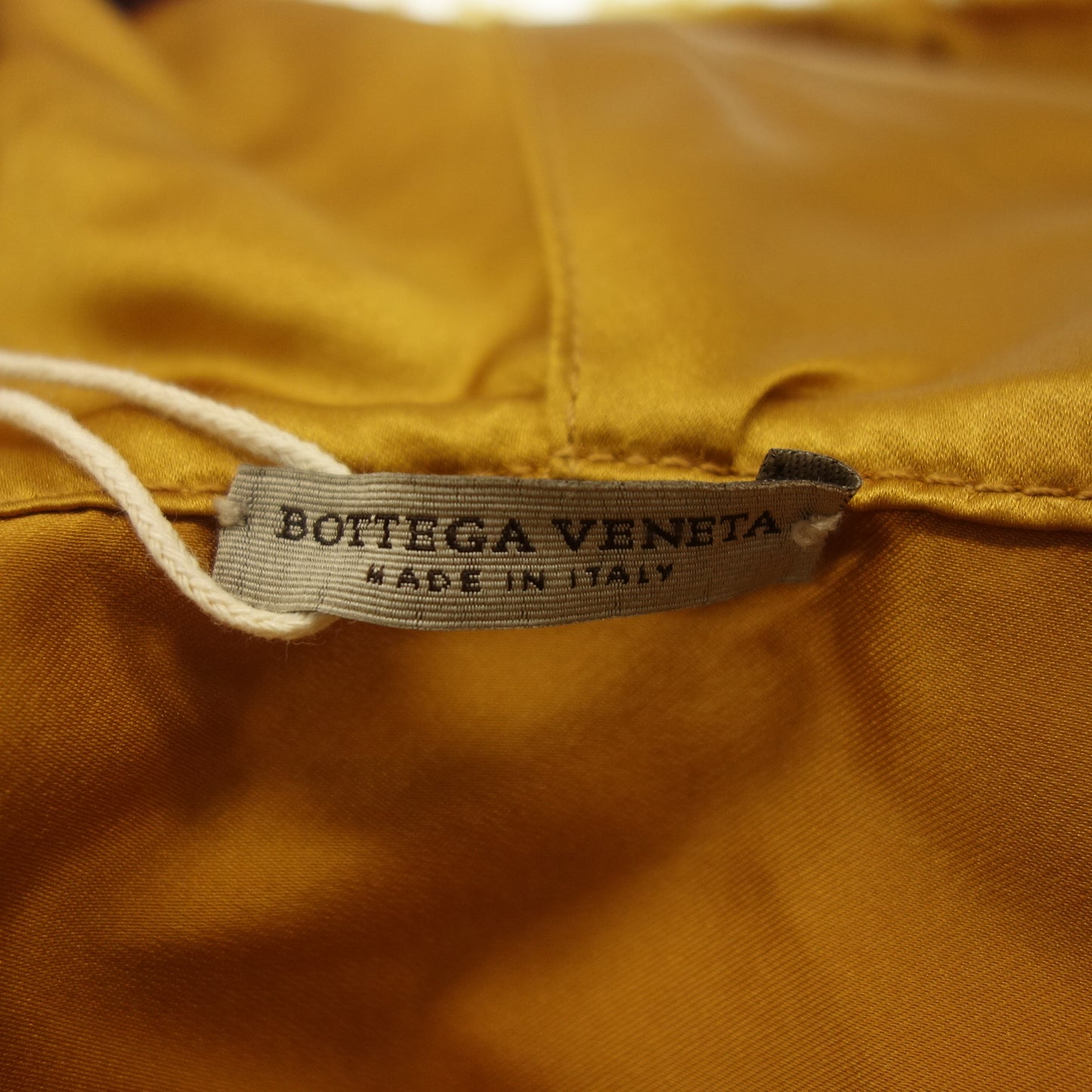 ボッテガヴェネタ ファーコート シルク レディース 38 ゴールド BOTTEGA VENETA【AFA9】【中古】