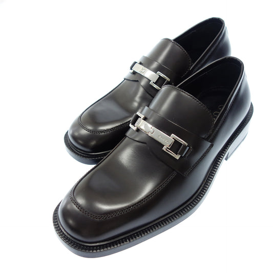 Gucci 皮革乐福鞋 Bit Loafer 男士深棕色 40E GUCCI [AFD8] [二手] 