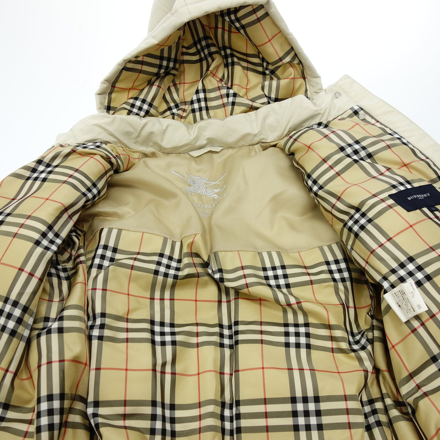 Good condition ◆ Burberry Golf Down Jacket Beige L Women's BURBERRY GOLF [AFA20] 