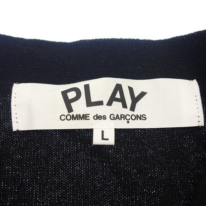 状况良好◆PLAY COMME des GARCONS 羊毛衫男式黑色 L 码 PLAY COMME des GARCONS [AFB51] 