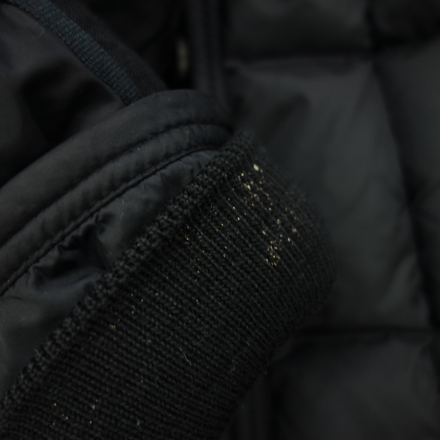 モンクレール ダウンジャケット 切替デザイン フード付き RYAN メンズ ブラック 1 MONCLER【AFA8】【中古】