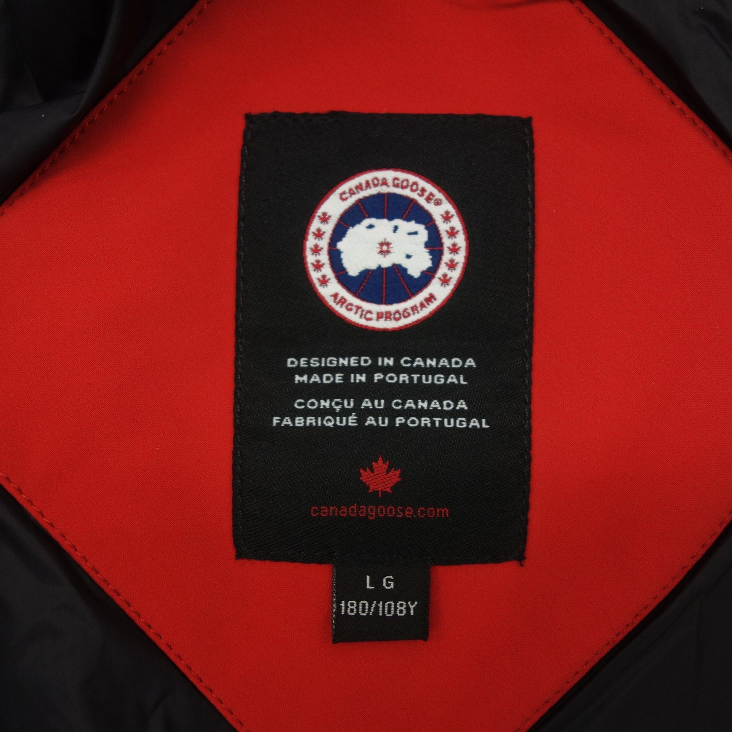 カナダグース ジャケット フォトジャーナリスト 2414M メンズ L 赤 CANADAGOOSE【AFB16】【中古】