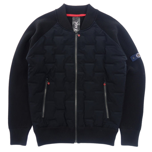 Very good condition ◆ G-STAGE down jacket knit switching men's size 46 black G-STAGE [AFA15] 