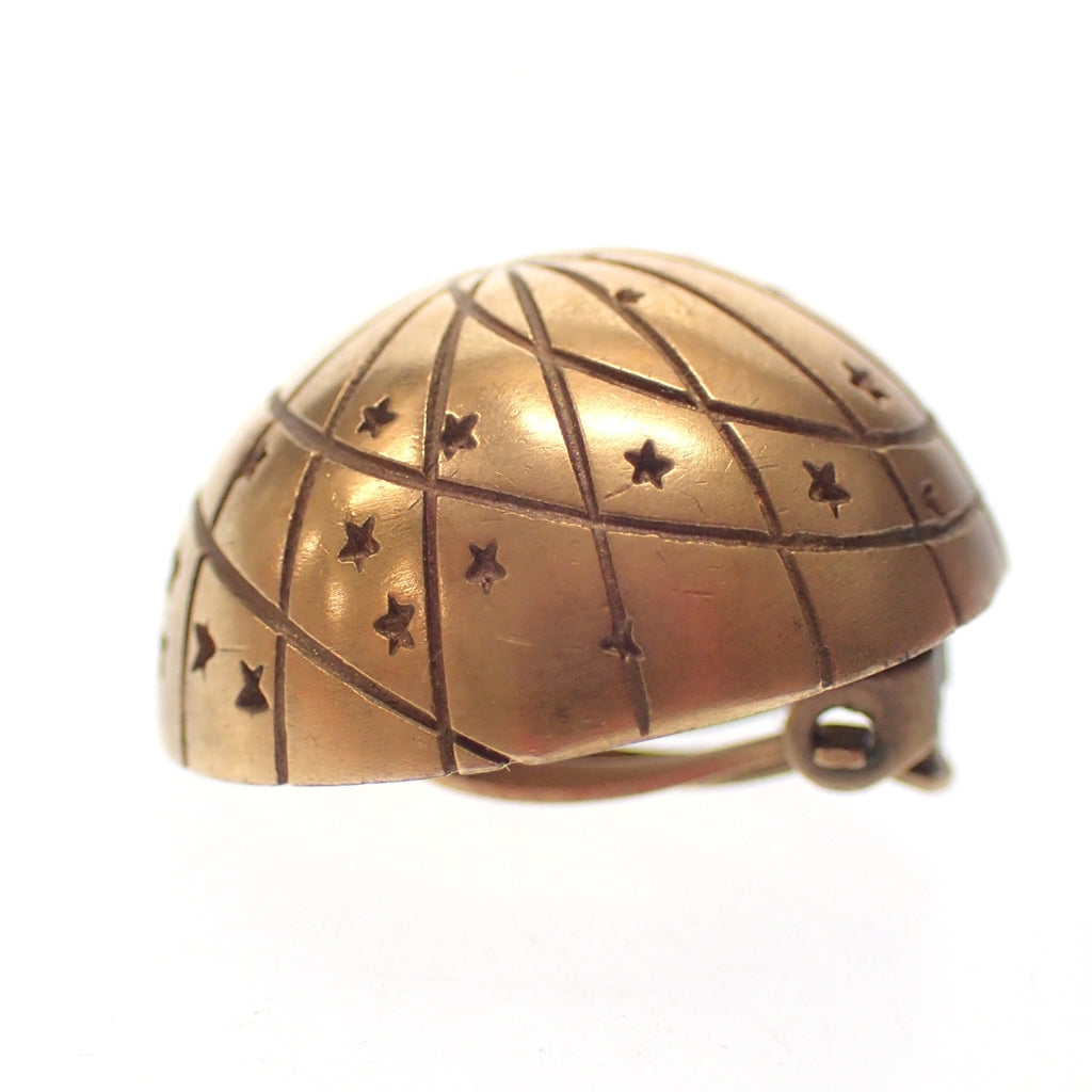 Used ◆Hermes earrings sphere star gold HERMES [AFI14] 