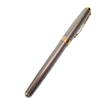 Good Condition◆Parker Fountain Pen Sonnet Premium Shizure GT Nib 18K750 Body Sterling Silver Silver x Gold PARKER SONNET [AFI18] 