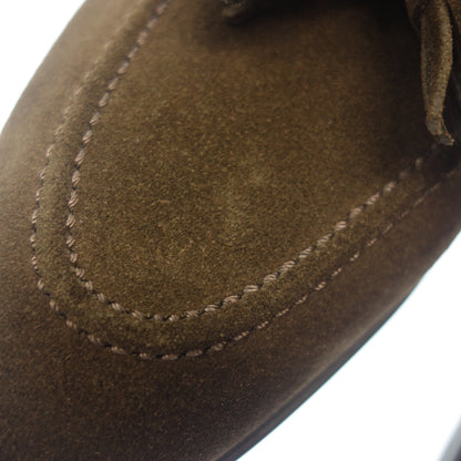 Very good condition ◆ Loake leather shoes tassel loafers suede men's size 9 brown Loake [AFD2] 