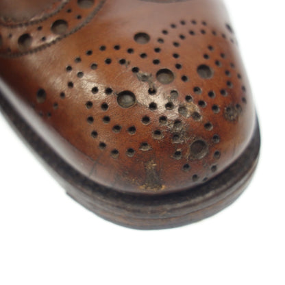 Used Church's Leather Shoes Chet Wind Full Brogue 3 Cities Men's Brown Size 6 Church's [AFC45] 