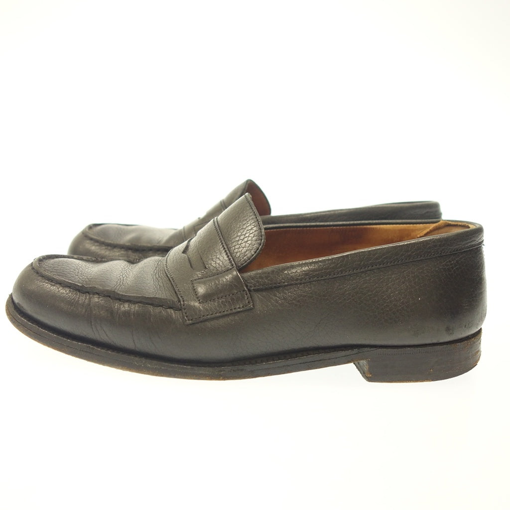 Used JMWESTON leather shoes 180 loafers grained leather black size 6.5E men's JMWESTON [AFC44] 