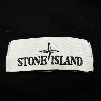 Good Condition◆Stone Island Sweat Genuine Men's L Size Black 721564450 STONE ISLAND [AFB39] 