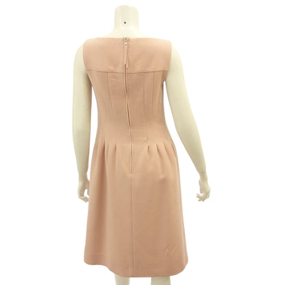 Used ◆ FOXEY 39713 Sleeveless dress wool ladies pink size 38 FOXEY [AFB11] 