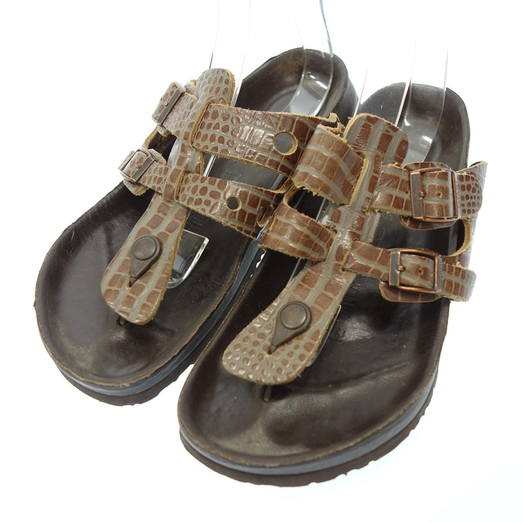 中古◆タタミ ビルケンシュトック サンダル メンズ ブラウン系 サイズ41 TATAMI BIRKENSTOCK【AFC8】